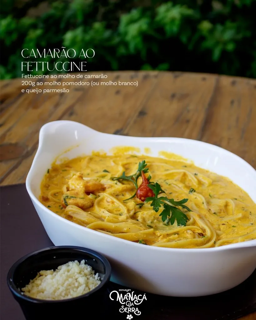 Camarão ao Fettuccine