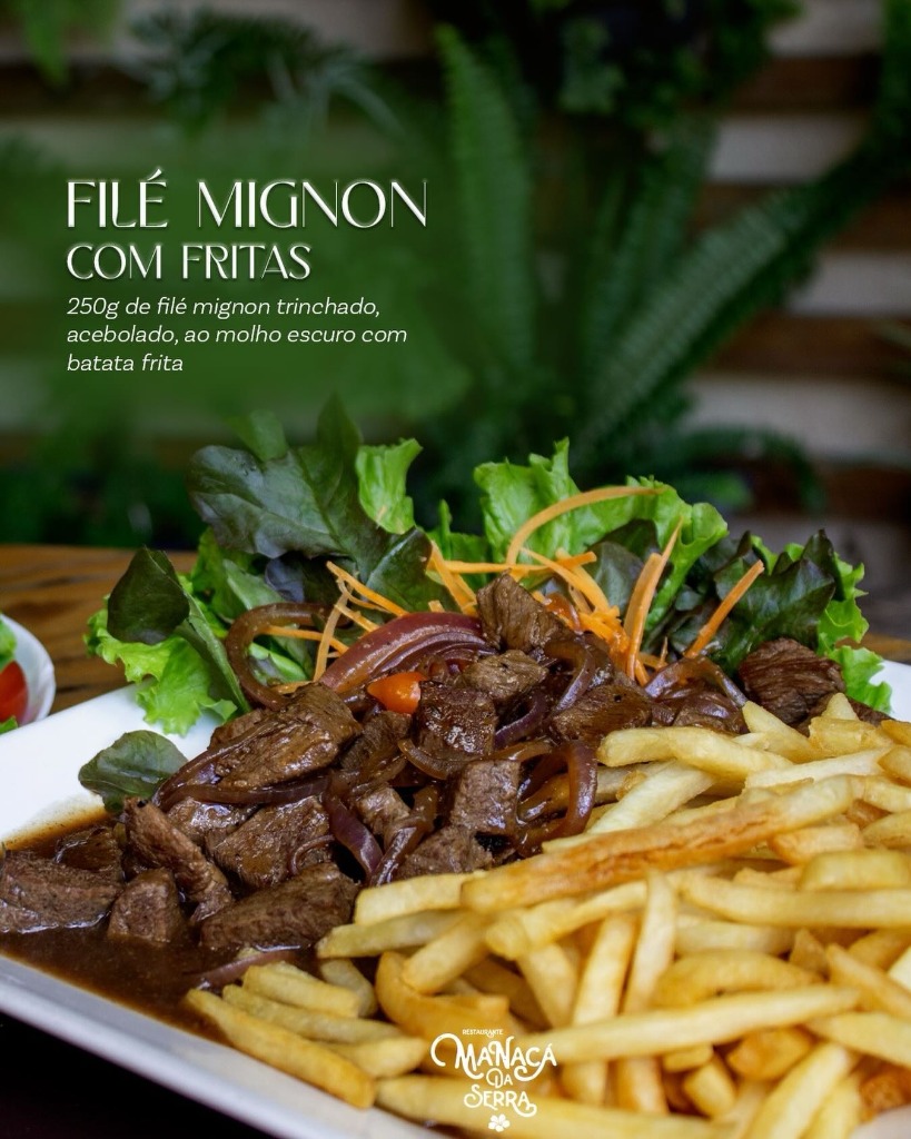 Filé Mignon com Fritas