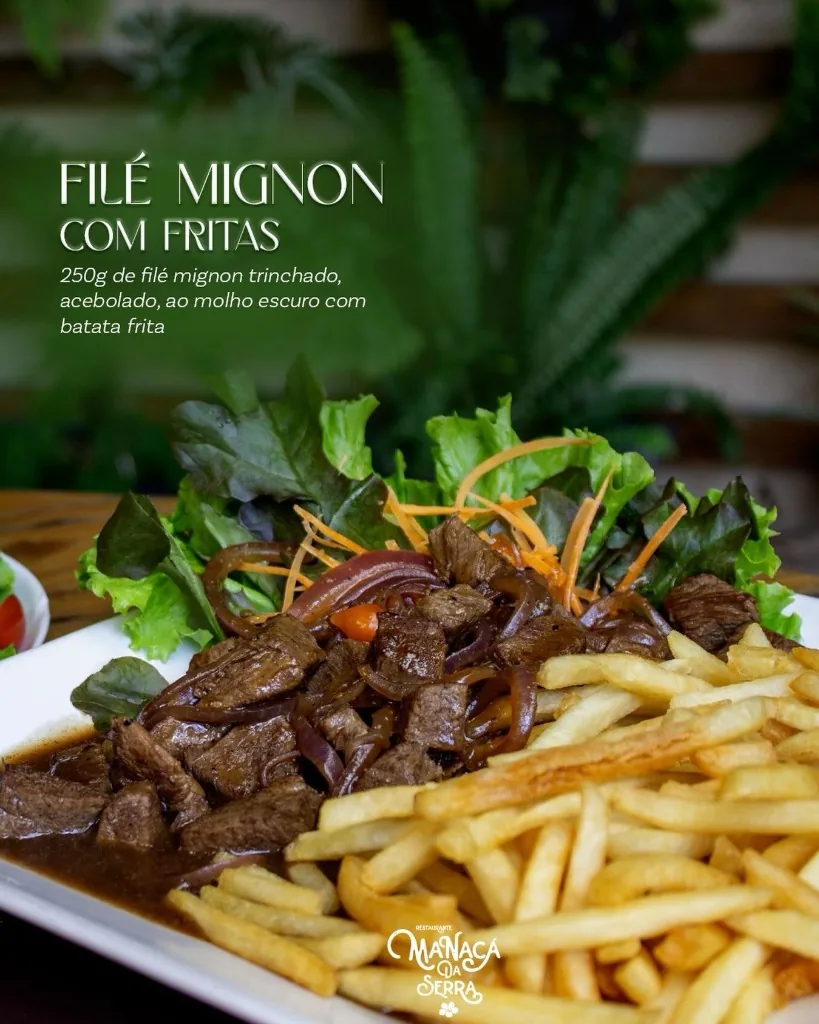 Filé Mignon com Fritas
